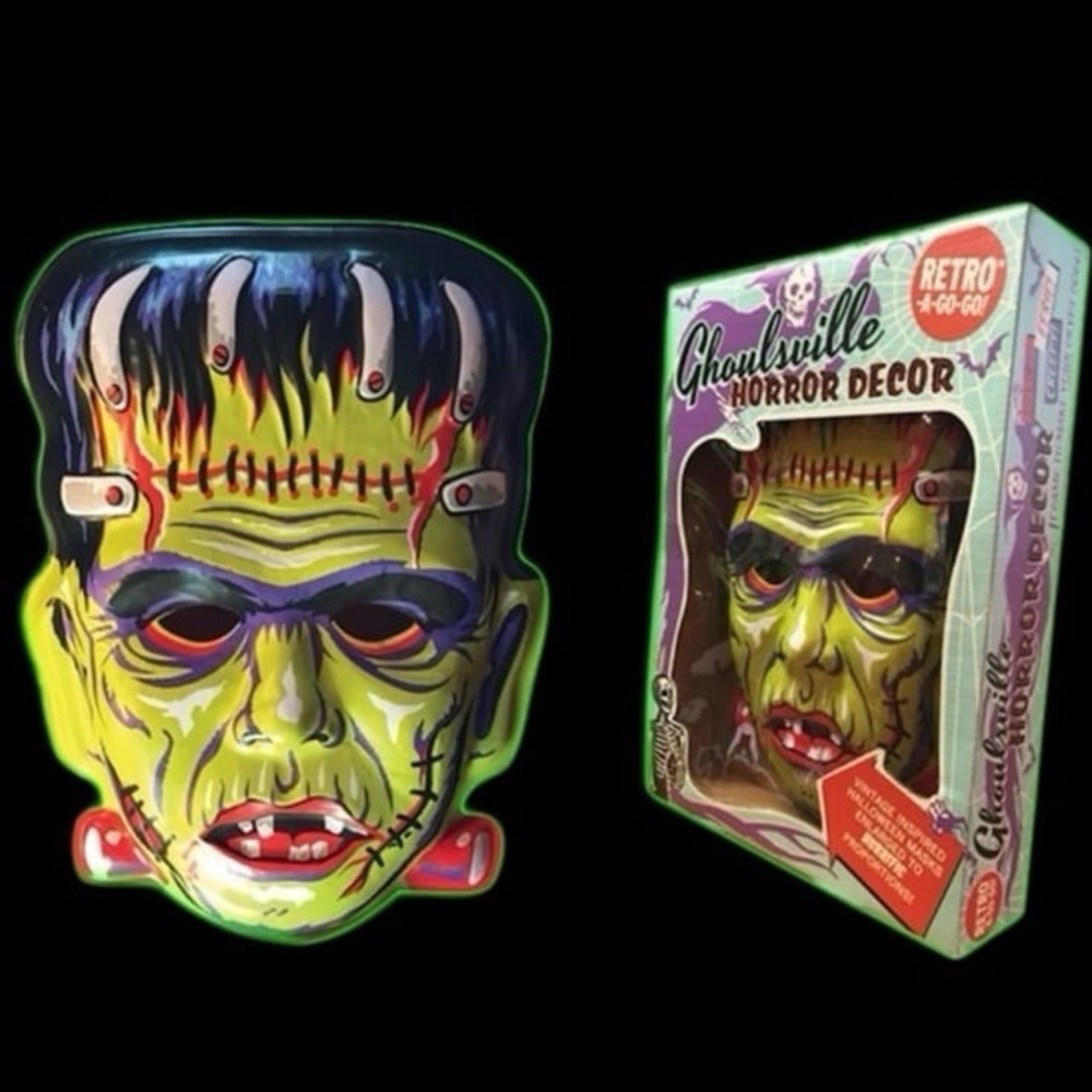 2' GIANT Retroagogo Frankenstein universal monster mask Halloween vintage vacuum
